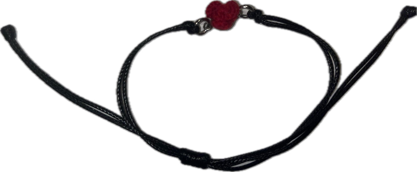 Rosebud Micro Crochet Bracelet