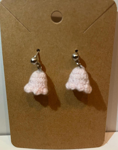 Micro Crochet Lily of the Valley Earrings