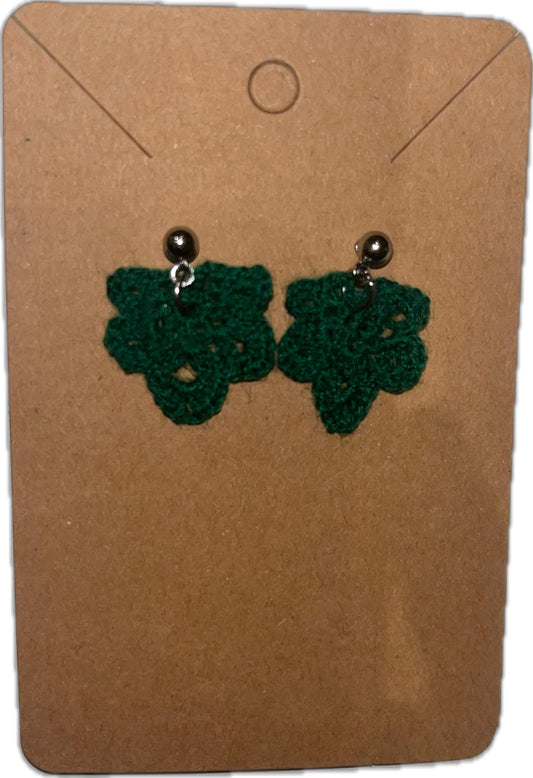 Micro Crochet Ivy Earrings