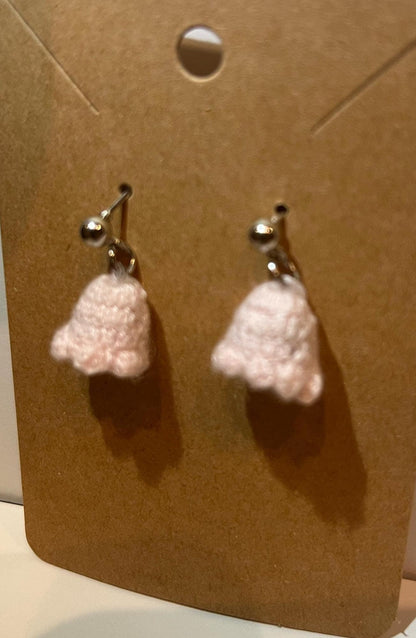 Micro Crochet Lily of the Valley Earrings