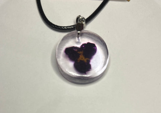 Micro Crochet Tradescantia Necklace