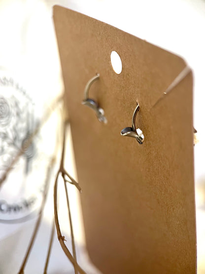 Micro Crochet Butterfly Earrings