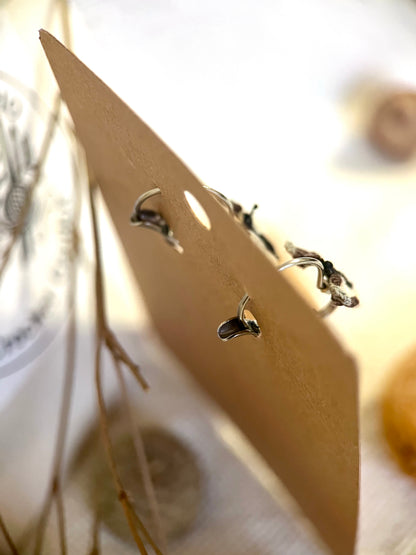 Micro Crochet Butterfly Earrings