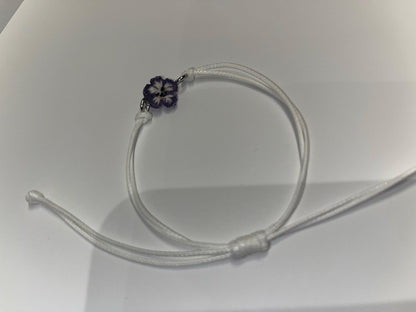 Micro crochet Nemophila Bracelet